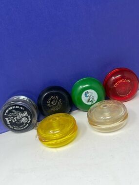 Vintage Mixed Yo-Yos Lot - Yomega Fireball, Duncan & More - Multicolor